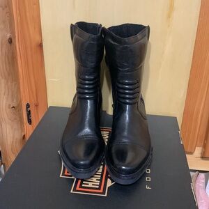 Harley-Davidson Black Combat Boots